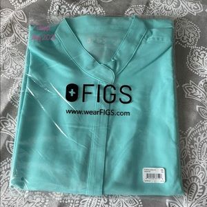 Figs Rafaela scrub top 2XL Aqua NEW